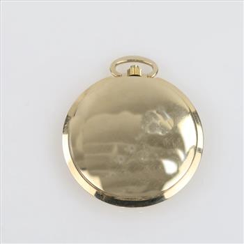 Omega Pocket Watch 14kt Gold Hunters Case Ultra Thin- Evaluated By Our Certified Gemologist-AGS/GIA