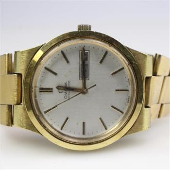 Omega Vintage Gold Plated Automatic Watch
