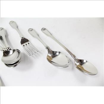 Oneida Classic Shell Flatware, 30+ Items
