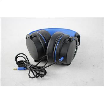 Onn. Blue/black Gaming Headphones