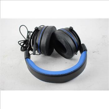Onn. Blue/black Gaming Headphones