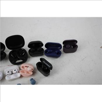 Onn, JBL, & More Earbuds Bulk Lot 9 Pieces