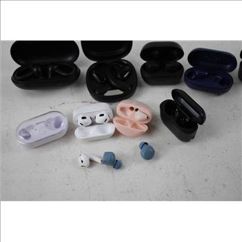 Onn, JBL, & More Earbuds Bulk Lot 9 Pieces