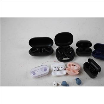 Onn, JBL, & More Earbuds Bulk Lot 9 Pieces