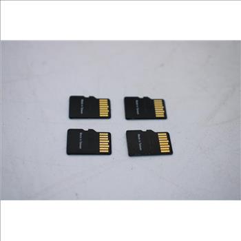 Onn. Micro SDXC Cards, 4 Pieces