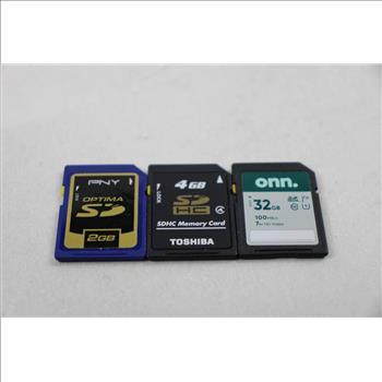 Onn, Toshiba, Sandisk, Card Memory, 5 Pieces