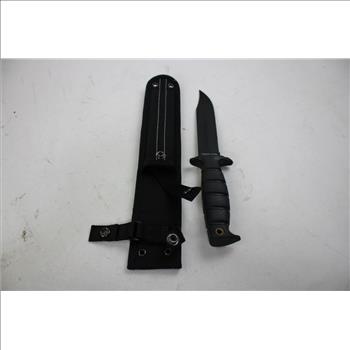 Ontario Spec Plus SP-1 Combat Rugged Fixed-Blade Tactical Knife With Sheath