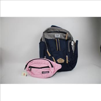 Open Story Weekender Bag, BB Gear Backpack Diaper Bag, Adidas Waist Bag, 3 Pieces