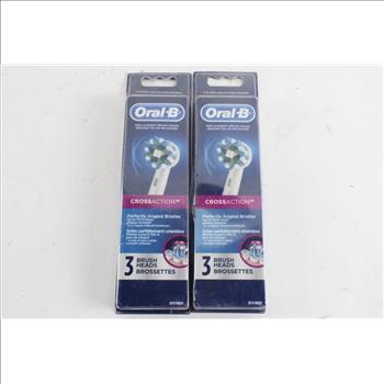 Oral B Cross Action Brushead, 2 Pieces