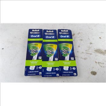 Oral - B Floss Action Toothbrush Head Packs 3 Pieces