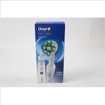 Oral-B Pro 1000 Electric Toothbrush, White, 3757