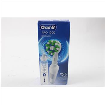Oral-B Pro 1000 Rechargeable Toothbrush, White
