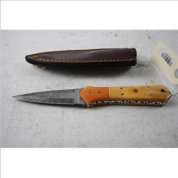 Orange Handle Knife