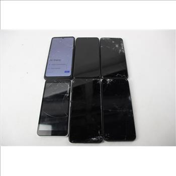 Orbic, Blu, TCL, Vortex Cell Phone Lot, 6 Pieces, Sold For Parts