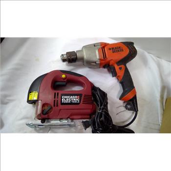 Orbital Jigsaw And Drill, 2 Pieces