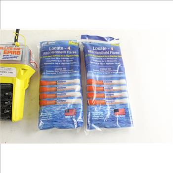 Orion Red Handheld Flares And More, 4 Pieces