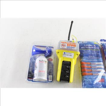 Orion Red Handheld Flares And More, 4 Pieces