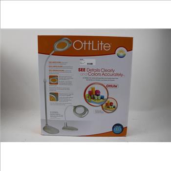 OttLite 2-in-1 LED Magnifier Floor And Table Light