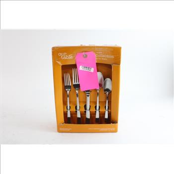 Our Table 45 Piece Lucas Collection Flatware