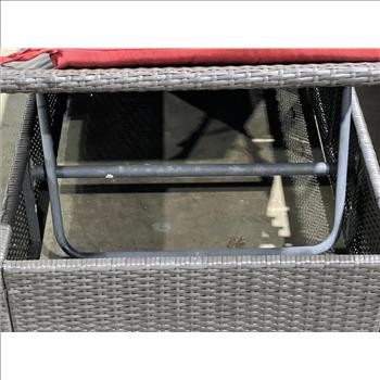 Out Sunny Wicker Lawn Chairs (2)