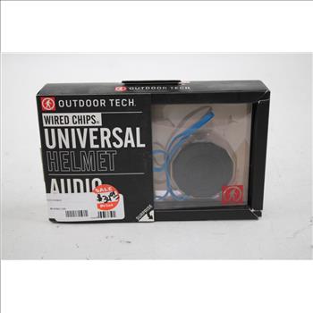 Outdoor Tech Universal Helmet Audio,Trail Pad Handheld SD Card Viewer, 2 Pieces