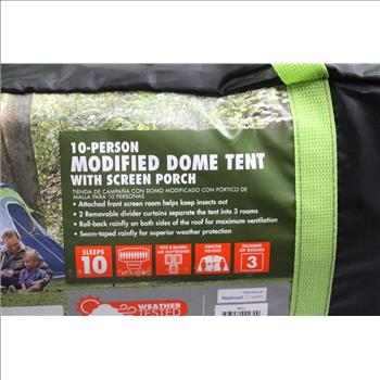 Ozark Trail 10-Person Modified Dome Tent With Screen Porch