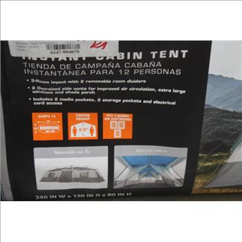 Ozark Trail 12-person Instant Cabin Tent