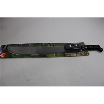 Ozark Trail 18-inch Machete, With Rechargeable Flashlight, And Butane Torch, 3 Pieces