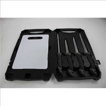 Ozark Trail 5-Piece Fish Fillet Knife Set, Okeechobee Fats Fishing Tackle Bag, & Fishing Bait