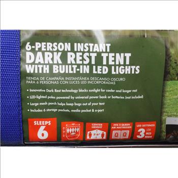 Ozark Trail 6-Person Instant Cabin Tent With Led Lights