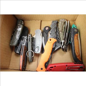 Ozark Trail, Coast, Husky, Benchmade, And More Folding Knives, 21 Pieces