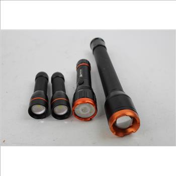 Ozark Trail Flashlights, 4 Pieces