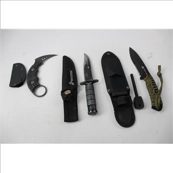 Ozark Trail, Gerber, USMC, And More Knives, 5 Pieces