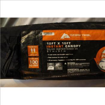 Ozark Trail Instant 10' X 10' Straight Leg Canopy