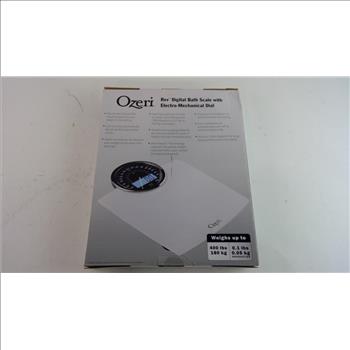 Ozeri Rev Digital Bath Scale With Electro Mechanical Dial