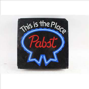 Pabst Blue Ribbon Light Up Sign