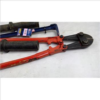 PacificGear Luggage Bag With H.K. Porter Guy Strand Ratchet Cutter, Estwing 18