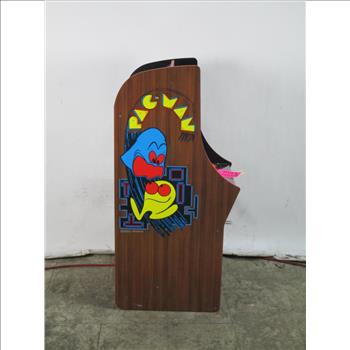 Pac-man Standing Arcade Game W / Stool