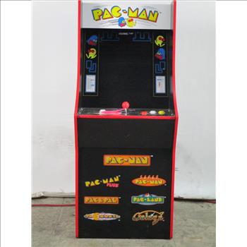 Pac-man Standing Arcade Game W / Stool
