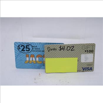 Paesanos, Mcdonald's, And More Gift Card, 8 Pieces