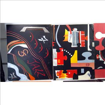 Paintings, Artwork, 9 Pieces