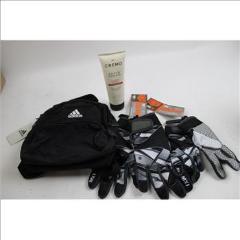 Pair Fo Gloves,high Pressure Hose, Adidas Bag, Shave Cream