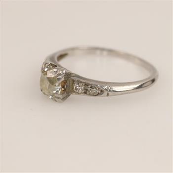 Palladium Diamond Ring