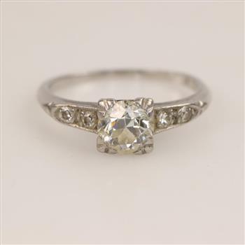 Palladium Diamond Ring