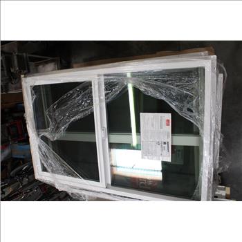 Pallet Of 11 Windows - Horizontal Slider - White, 38.25x48in