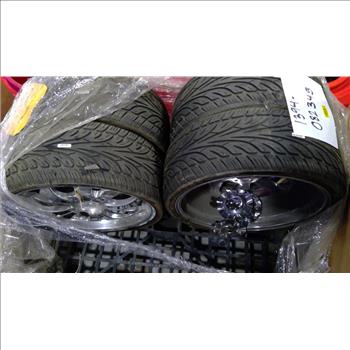 Pallet Of Car Wheels 4 Pieces