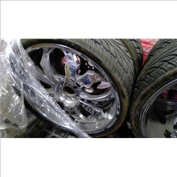 Pallet Of Car Wheels 4 Pieces
