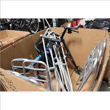 Pallet Of Crutches, Walkers And More