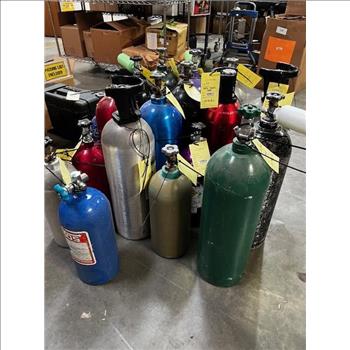 Pallet Of Empty NOS Canisters