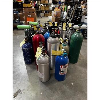 Pallet Of Empty NOS Canisters